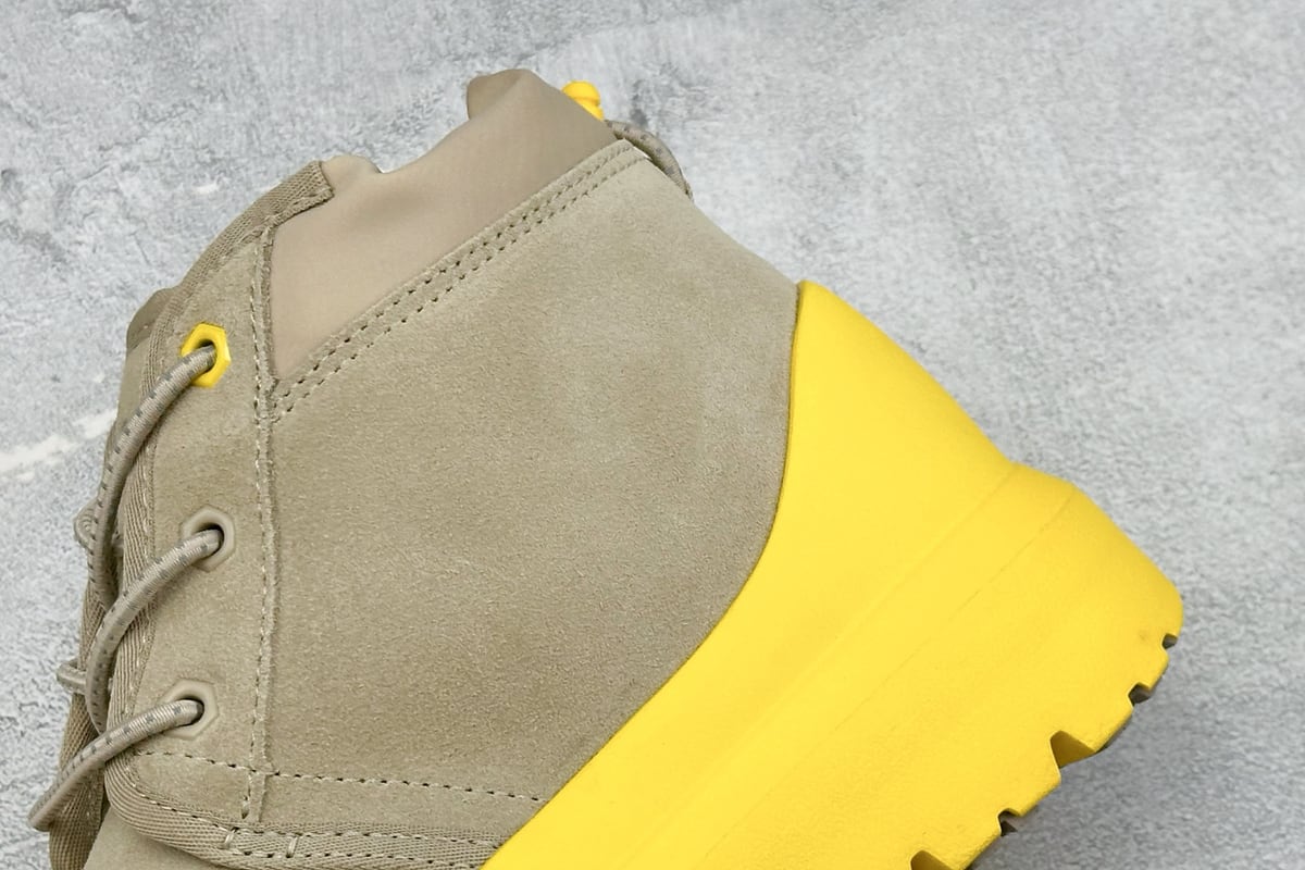其他品牌 UGG Neumel Weather Hybrid 秋冬羊毛一体雪地靴 米银黄 细节实拍图