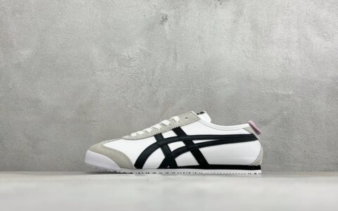 昂跑On Onitsuka Tiger MEXICO66 Paraty Slip 银粉黑纯原版本 货号：1183C380-100