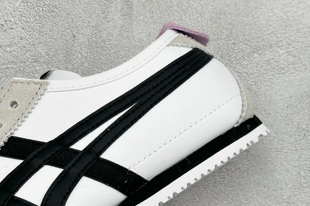 昂跑 On Onitsuka Tiger MEXICO66 Paraty 银粉黑 细节实拍图