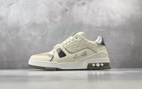路易威登LOUIS VUITTON Trainer 米灰纯原版本 货号：1AKCKO