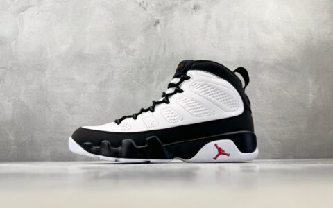 乔丹Air Jordan 9 Retro OG 黑白纯原版本 货号：302370-112