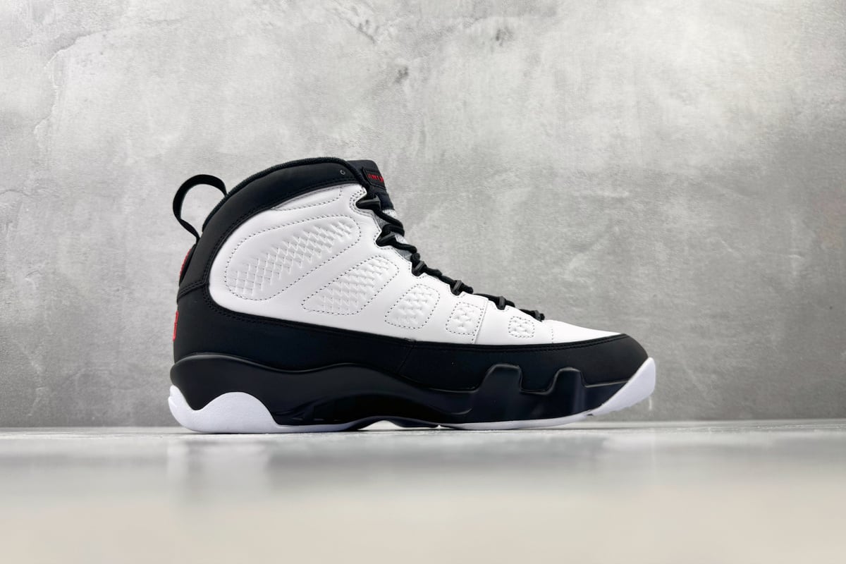 乔丹 Air Jordan 9 Retro OG 黑白-实拍图2