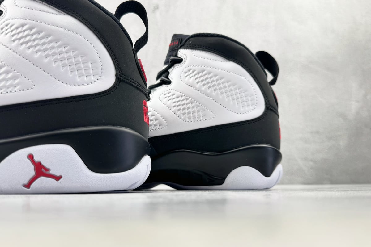 乔丹 Air Jordan 9 Retro OG 黑白-实拍图8