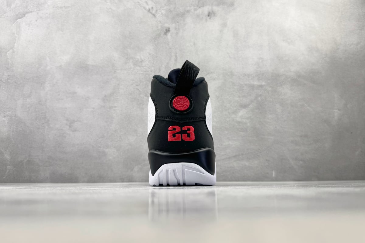 乔丹 Air Jordan 9 Retro OG 黑白-实拍图9