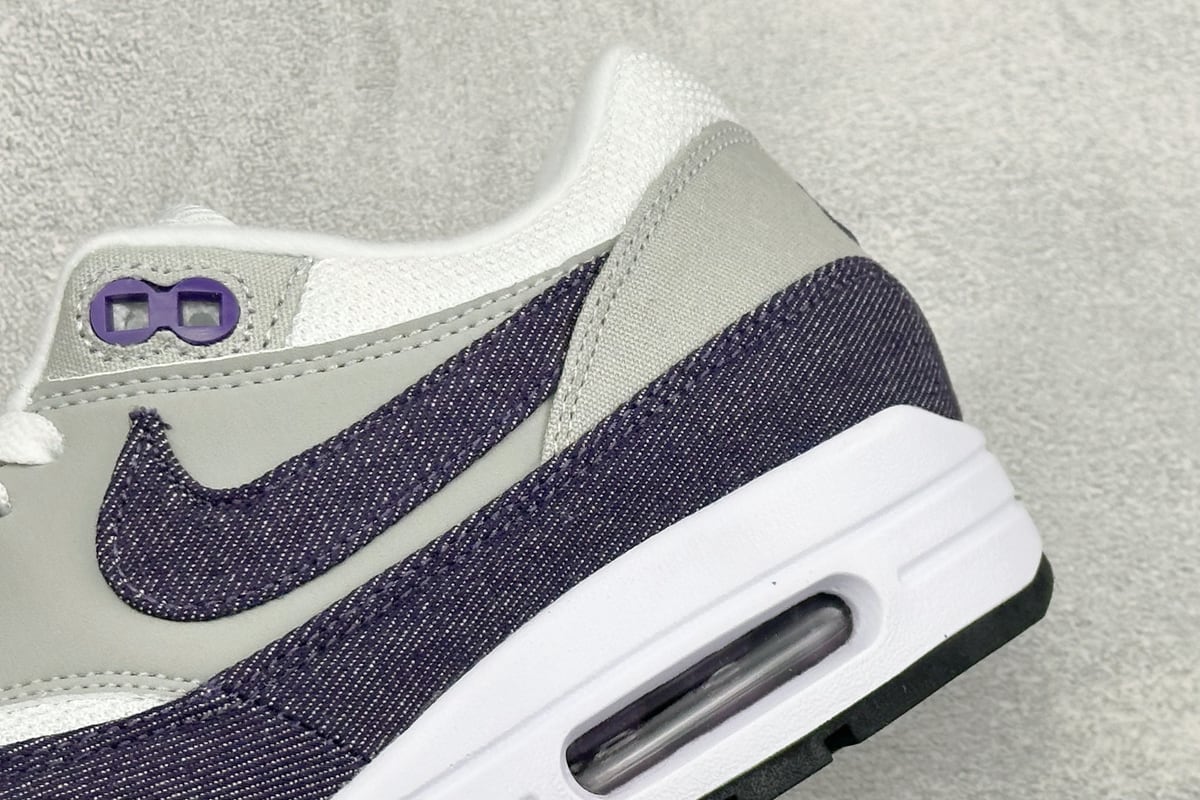 耐克 Nike Air Max 1 耐克气垫 缓震 耐磨运动鞋 黑白蓝 细节实拍图