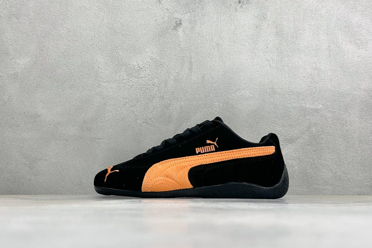 彪马 Puma Speedcet Etoile Wns 黑橙 正面实拍图