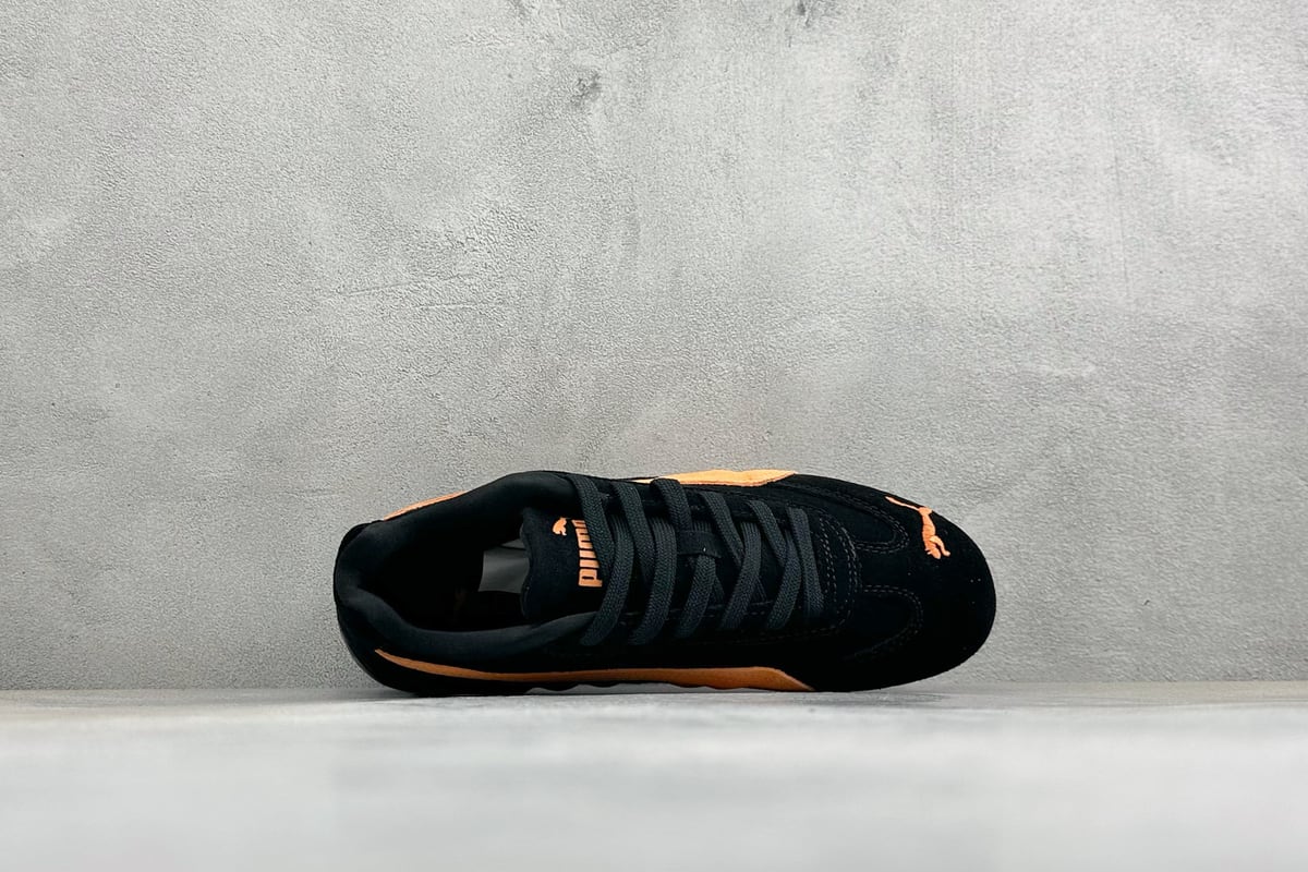 彪马 Puma Speedcet Etoile Wns 黑橙 背面实拍图