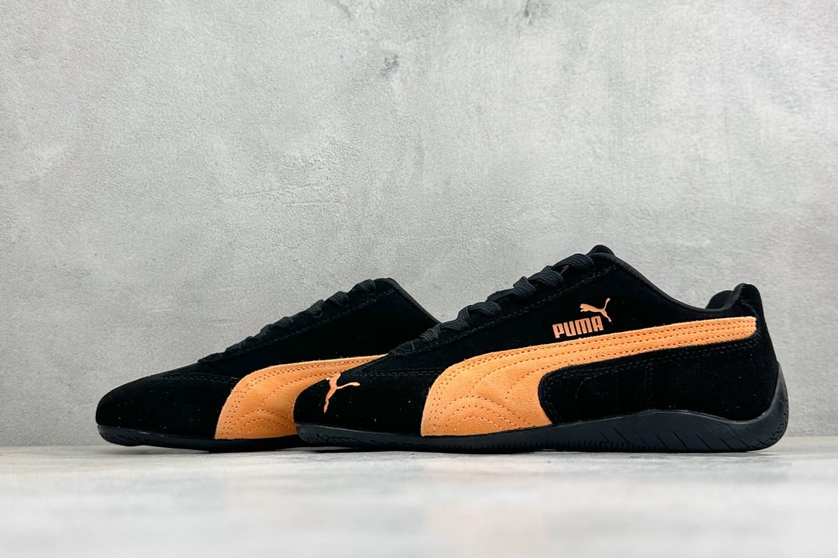 彪马 Puma Speedcet Etoile Wns 黑橙 鞋跟实拍图