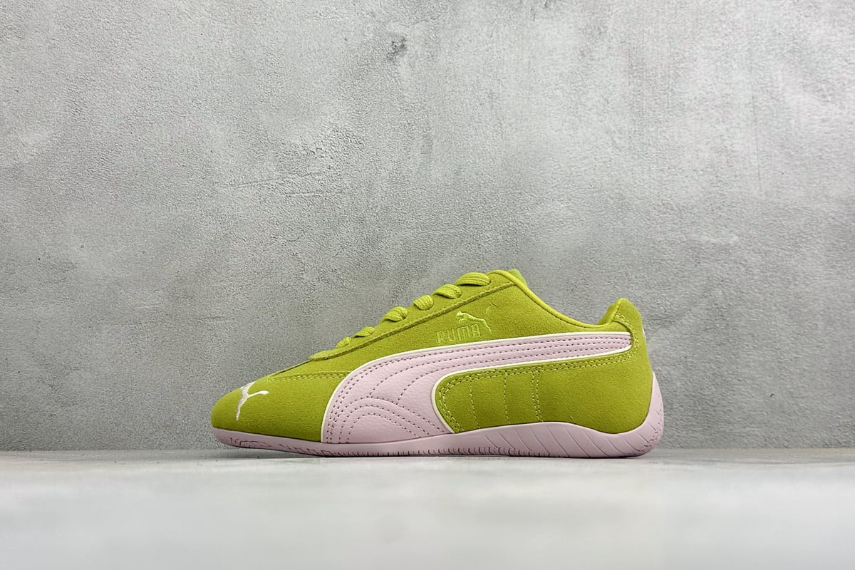 彪马 Puma Speedcet Etoile Wns 银黄红 正面实拍图