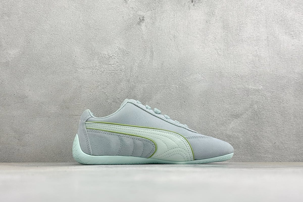 彪马 Puma Speedcet Etoile Wns 银绿蓝 侧面实拍图