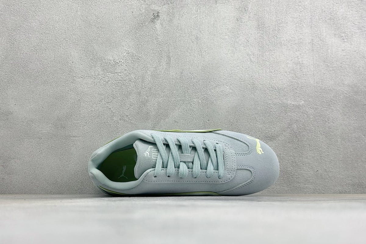 彪马 Puma Speedcet Etoile Wns 银绿蓝 背面实拍图