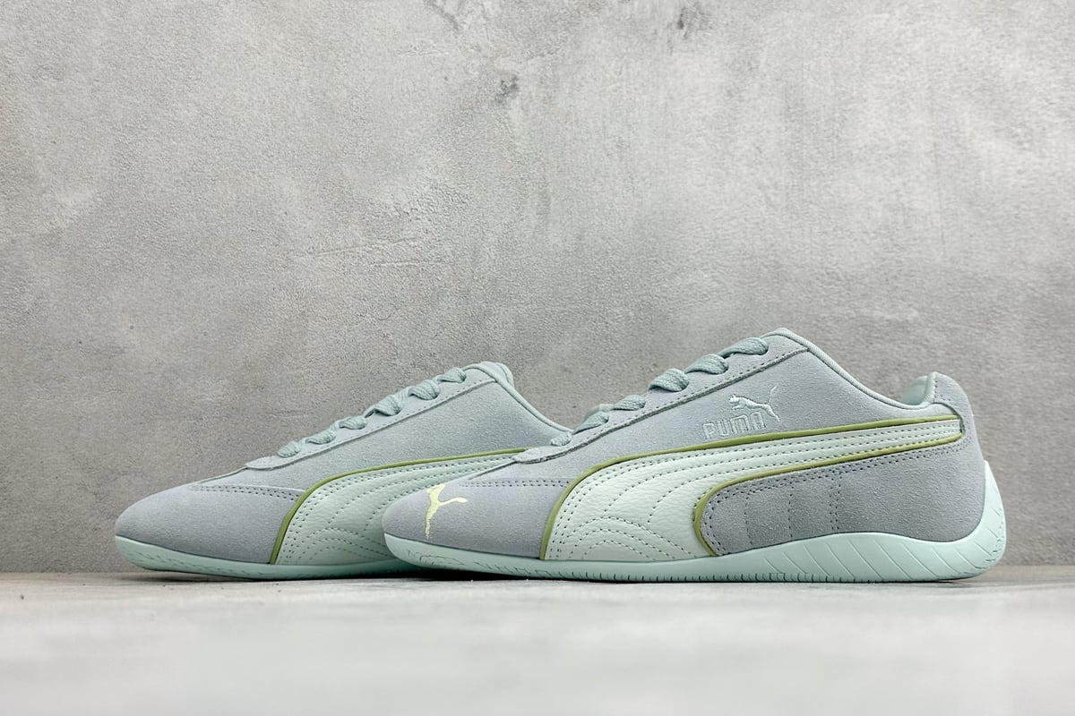 彪马 Puma Speedcet Etoile Wns 银绿蓝 鞋跟实拍图