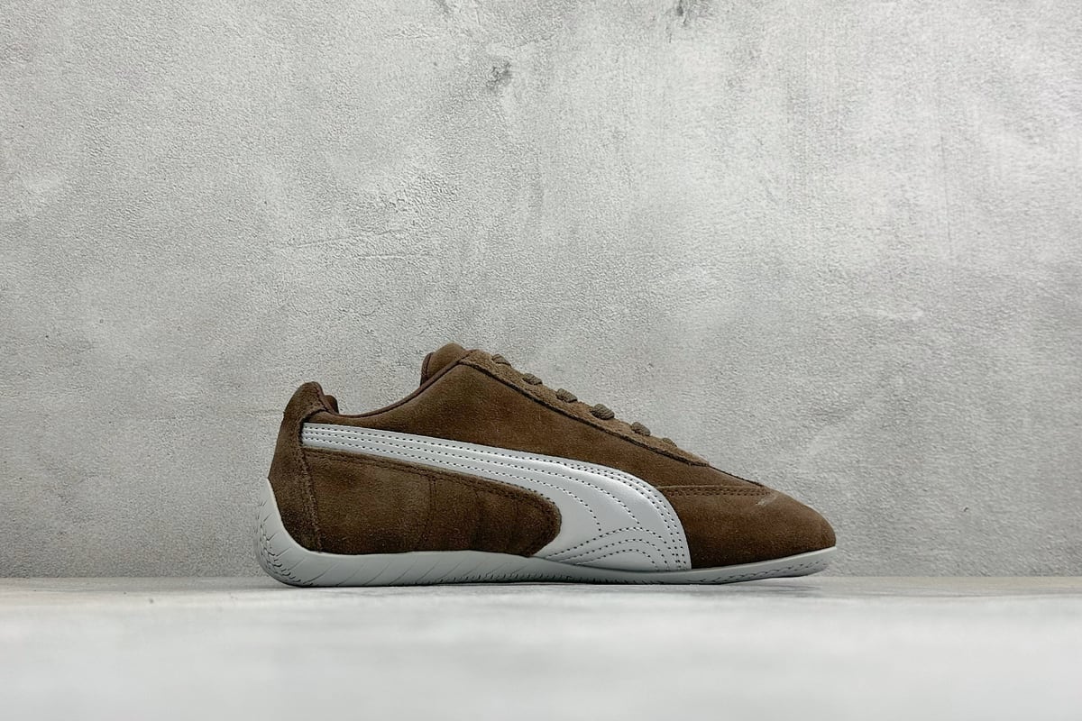 彪马 Puma Speedcet Etoile Wns 白棕 侧面实拍图