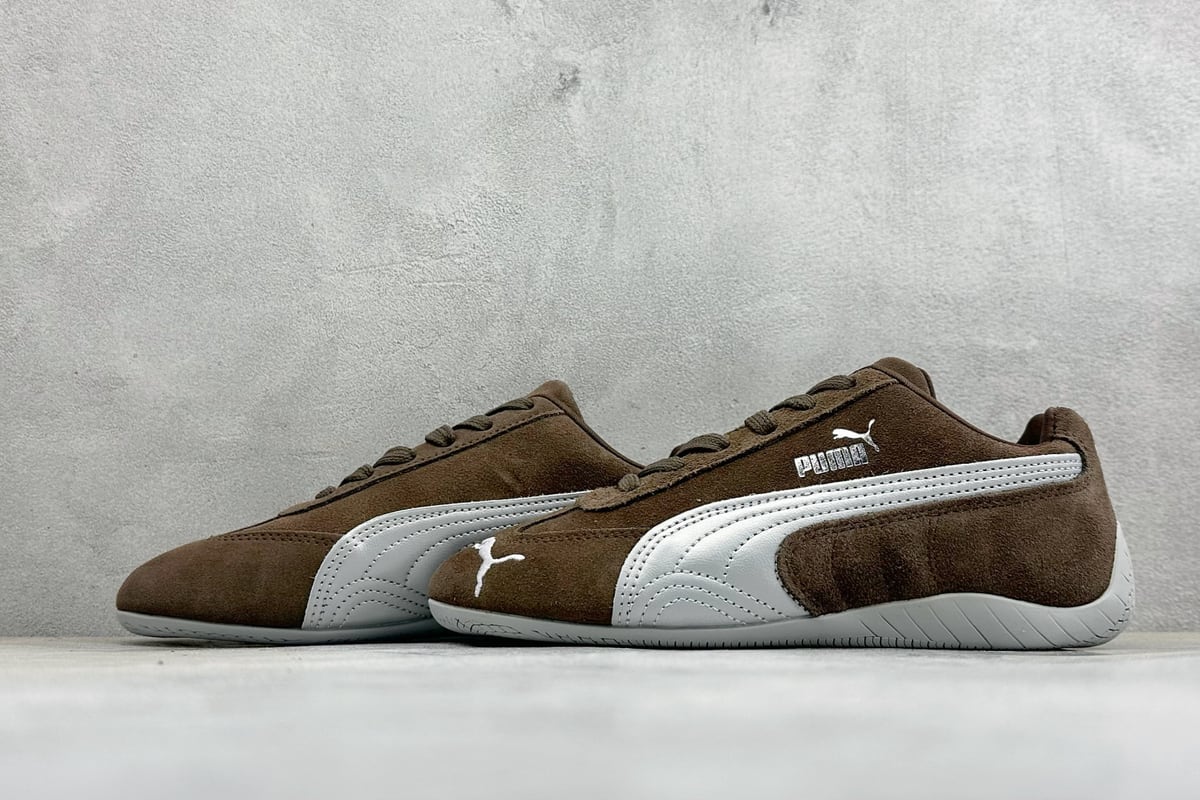 彪马 Puma Speedcet Etoile Wns 白棕 鞋跟实拍图