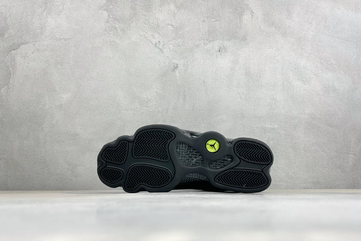 乔丹 Air Jordan 13 Retro Bred 减震防滑 高帮 复古篮球鞋 黑色 鞋头实拍图