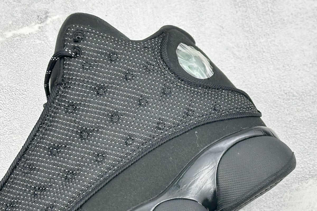 乔丹 Air Jordan 13 Retro Bred 减震防滑 高帮 复古篮球鞋 黑色 细节实拍图