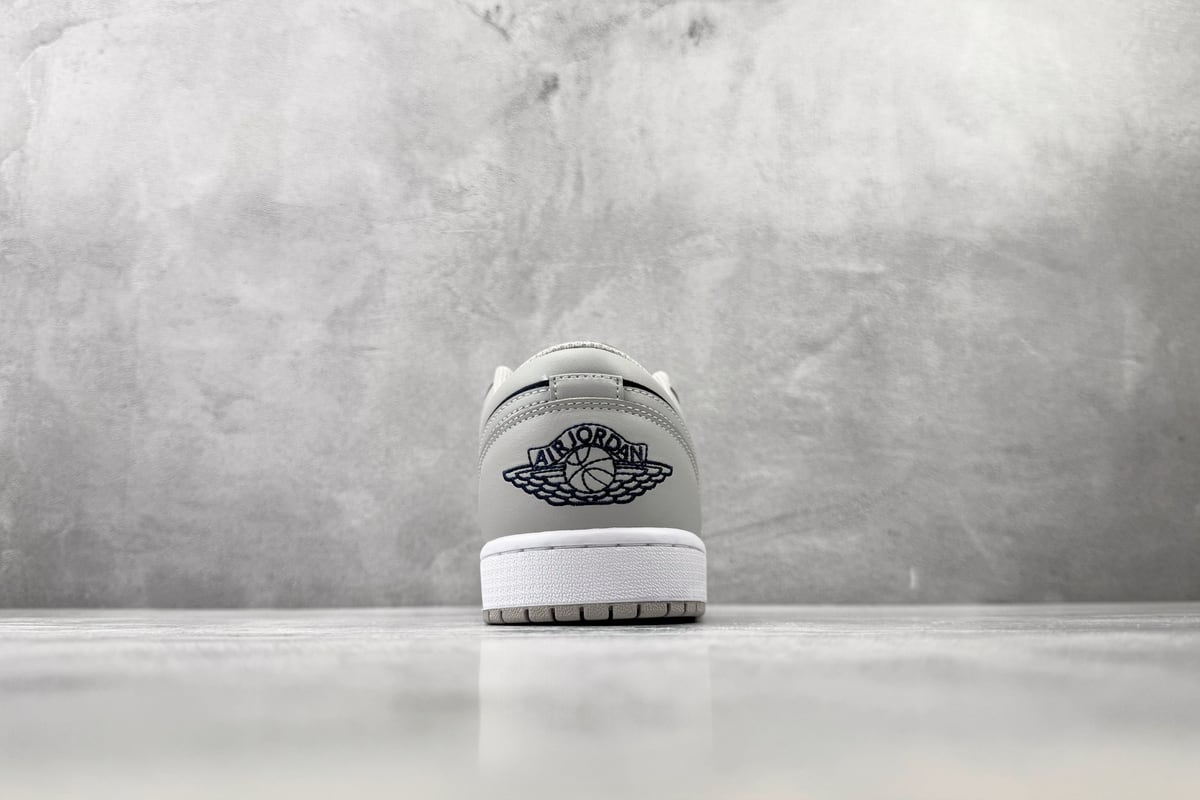 乔丹 Air Jordan 1 综合版 灰蓝-实拍图9