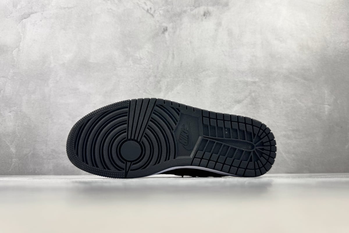 乔丹 Air Jordan 1 LOW 综合版 黑红-实拍图4