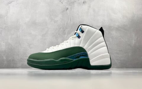 乔丹Air Jordan 12 Retro 原版白绿纯原版本 货号：CT8013-103