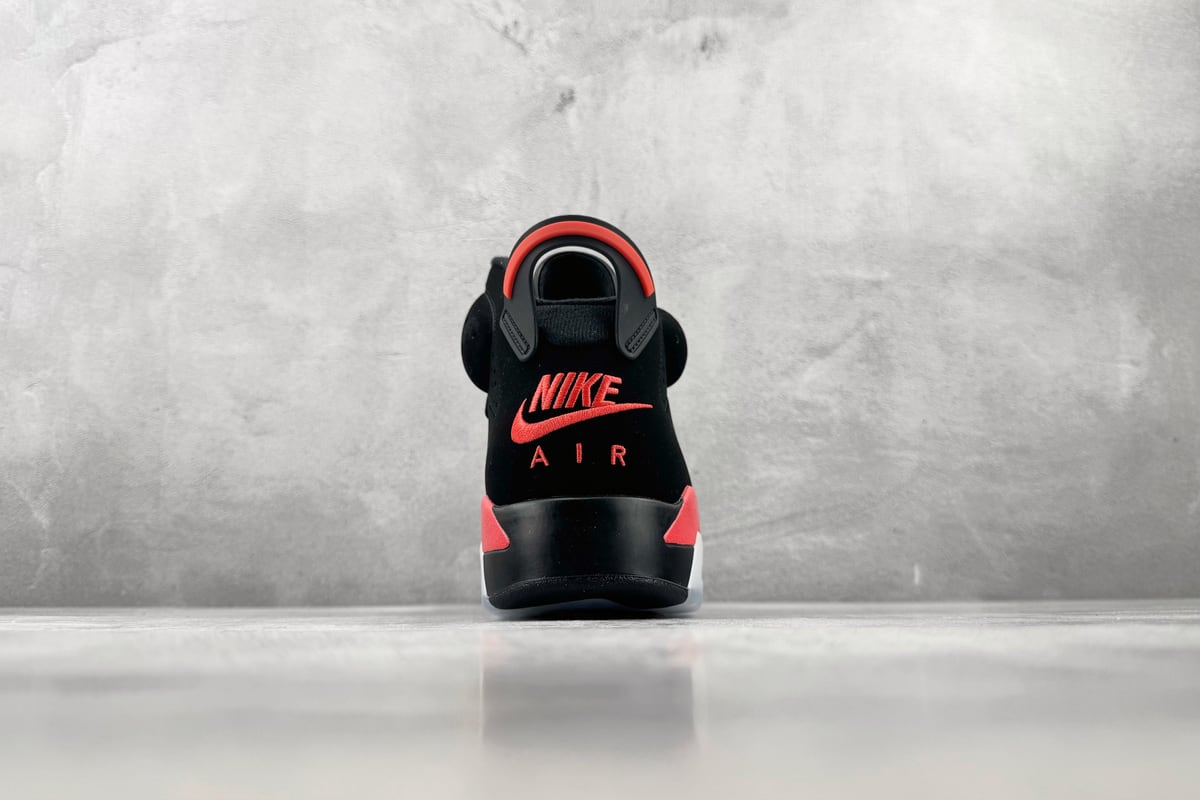 乔丹 Air Jordan 6 "Infrared Salesman" 反转红外线 顶级纯原 完美复刻 黑红色-实拍图9