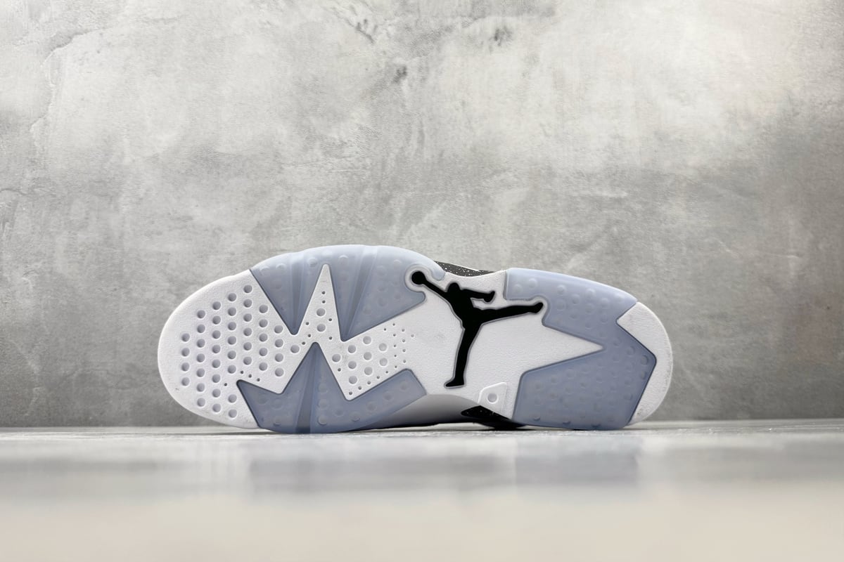 乔丹 Air Jordan 6 Retro "Black and White" 奥利奥 黑白-实拍图4