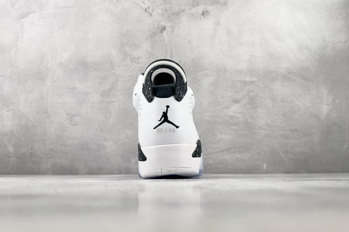 乔丹 Air Jordan 6 Retro "Black and 顶级纯原 完美复刻 White" 奥利奥 黑白-实拍图9