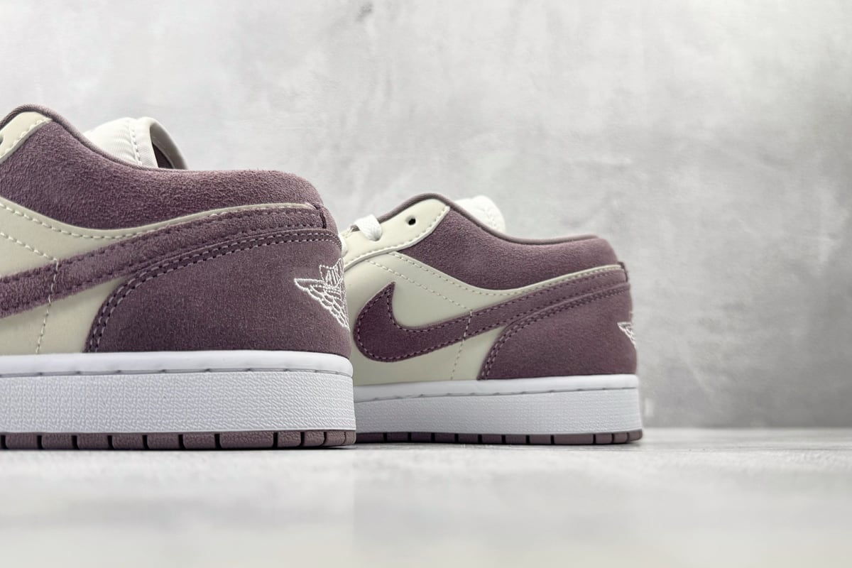 乔丹 Air Jordan 1 Low 浅紫 上脚实拍图