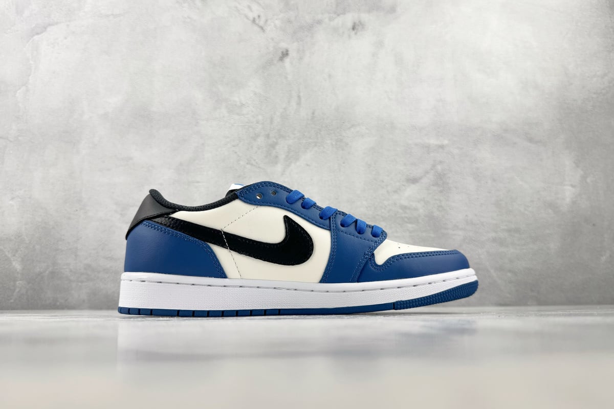 乔丹 Air Jordan × Travis Scott Air Jordan 1 Low OG 综合版 蓝白倒钩-实拍图2