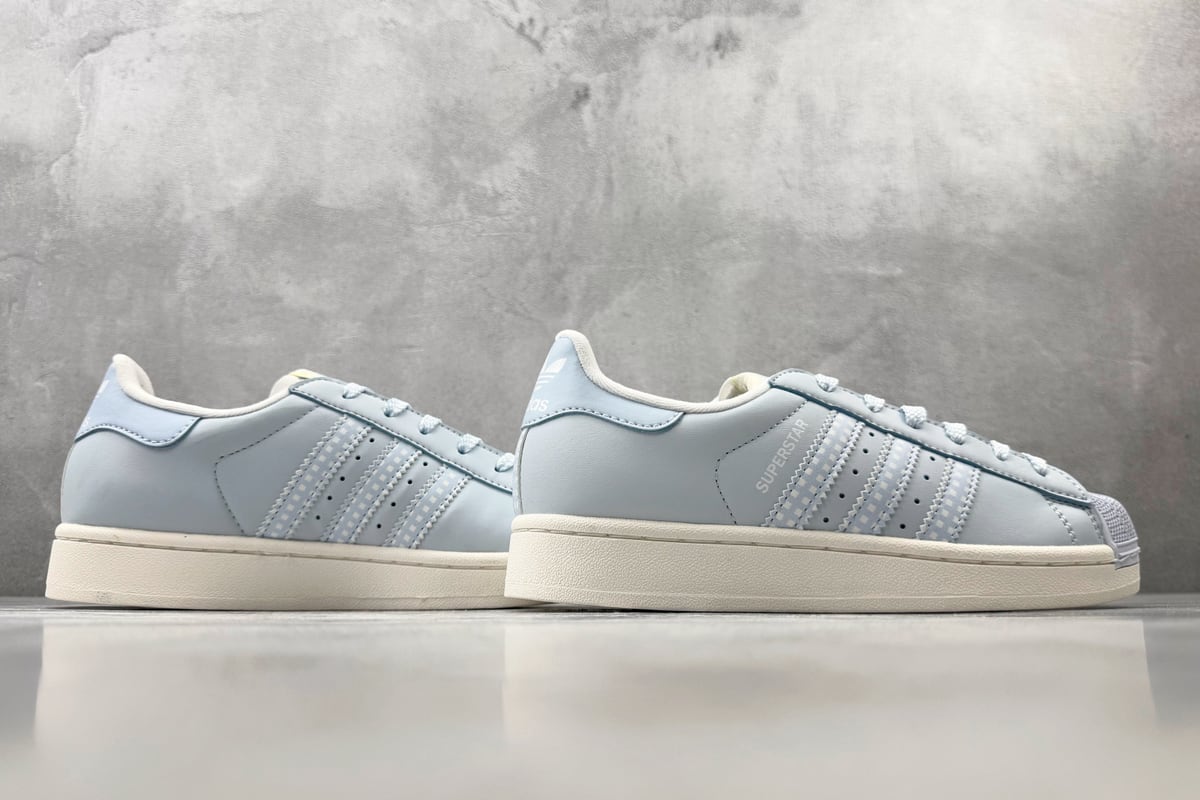 阿迪达斯 Adidas originals Superstar 2 蓝白色-实拍图6