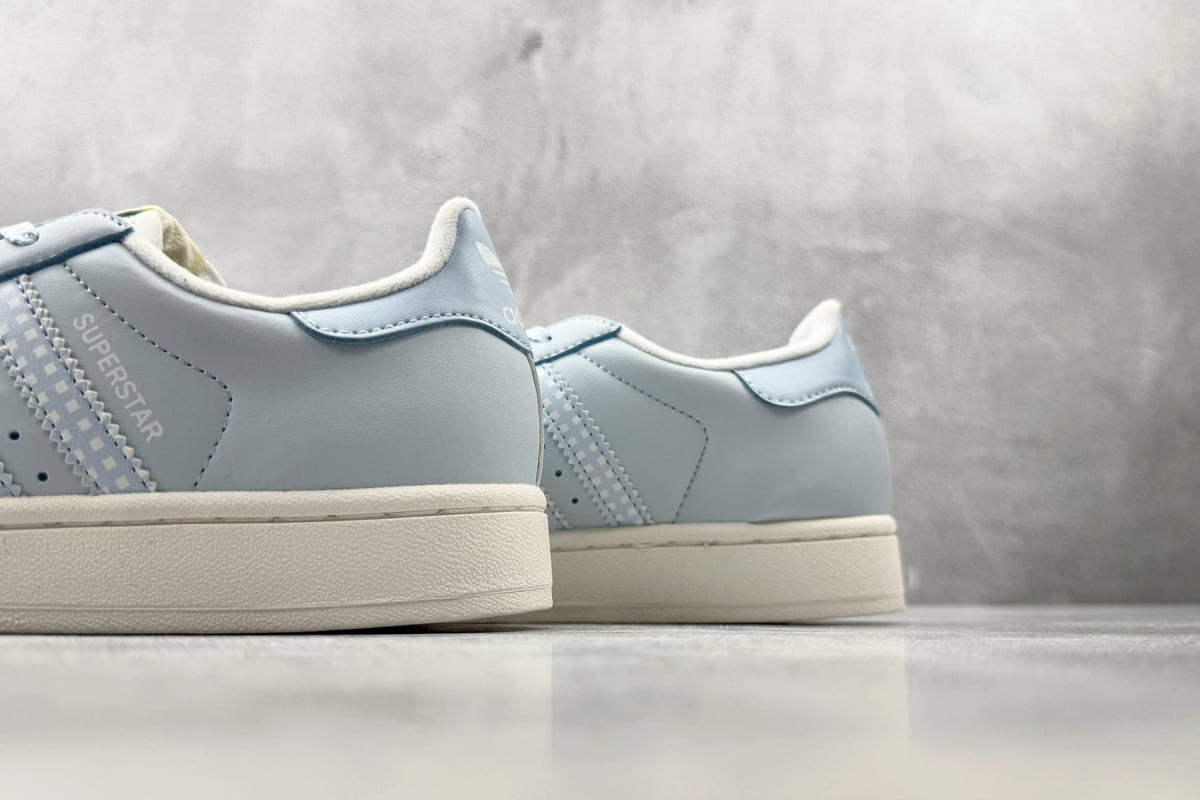 阿迪达斯 Adidas originals Superstar 2 蓝白色-实拍图8