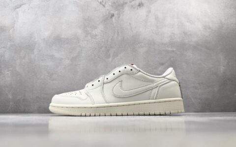 乔丹Air Jordan 1 Retro OG 白色纯原版本 货号：HQ6998-100
