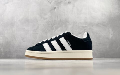 阿迪达斯Adidas originals CAMPUS 00s 性价比天花板黑白纯原版本 货号：HQ8708