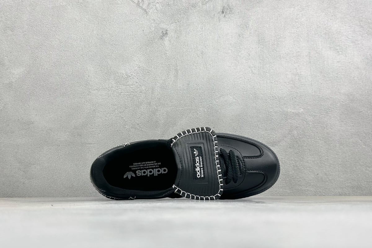 阿迪达斯 Adidas WB Studded Samba OG 银蓝黑 背面实拍图