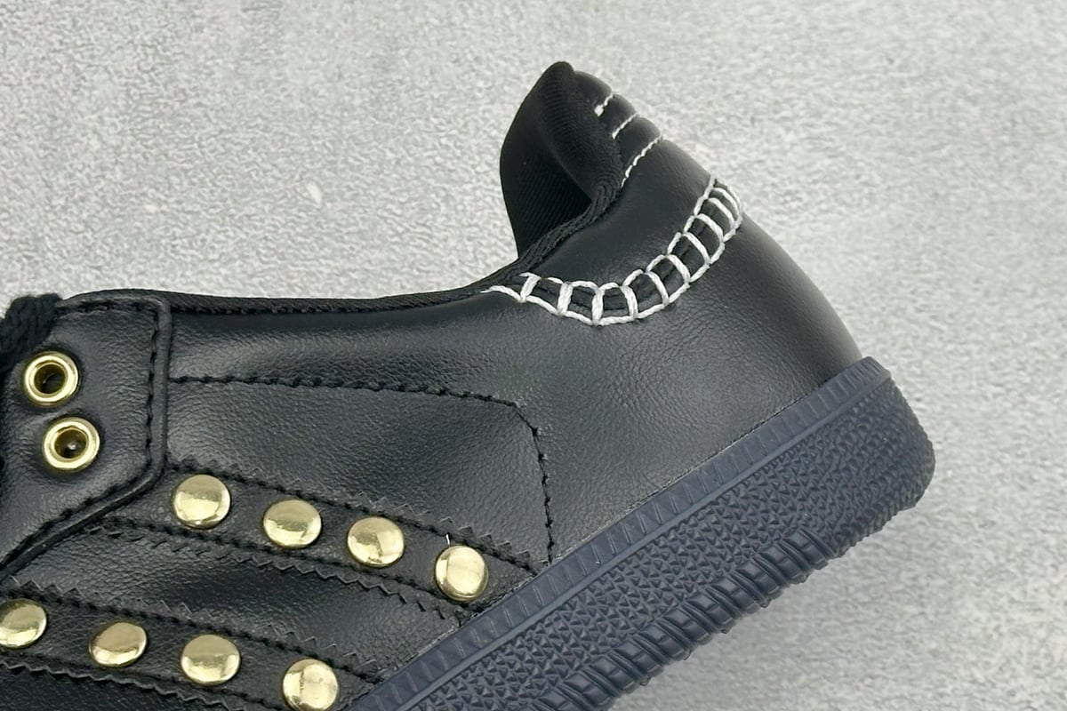 阿迪达斯 Adidas WB Studded Samba OG 银蓝黑 细节实拍图