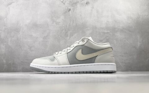 乔丹Air Jordan 1 SE 浅灰纯原版本 货号：IO2049-100