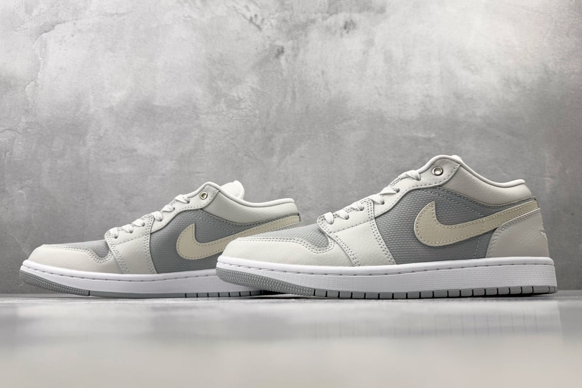 乔丹 Air Jordan 1 SE 浅灰 鞋跟实拍图