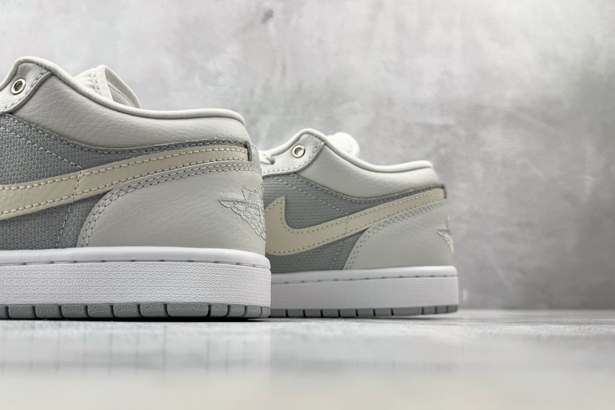 乔丹 Air Jordan 1 SE 浅灰 上脚实拍图