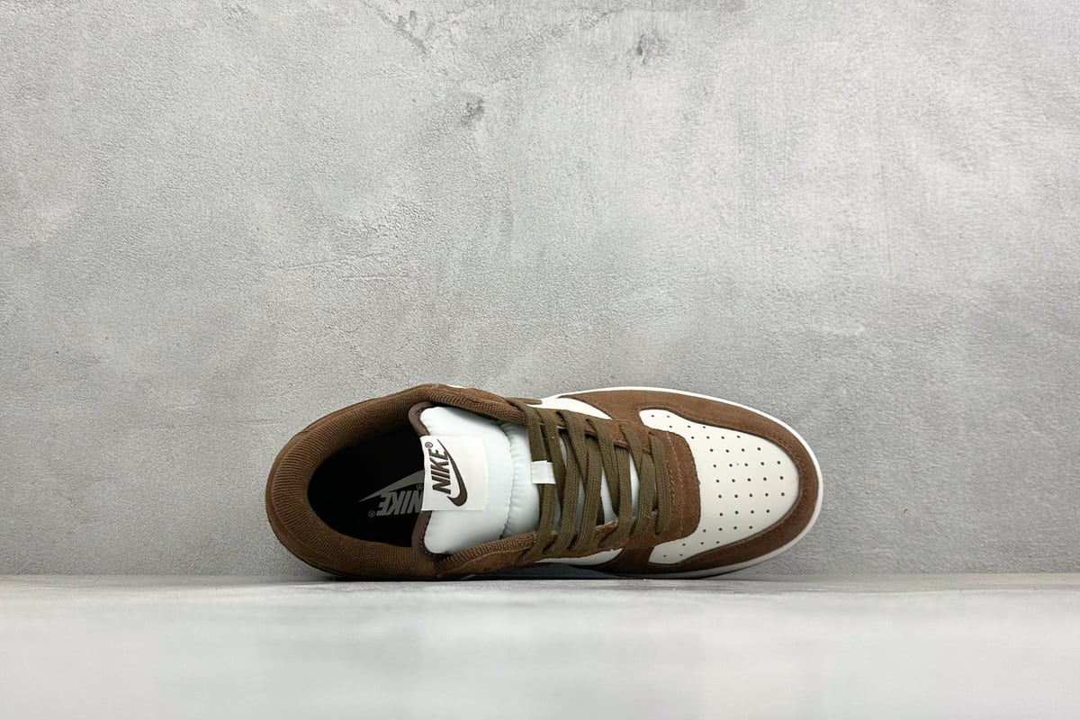 耐克 Nike Big Low 耐克 简约百搭 減震耐磨 低帮板鞋 白棕 背面实拍图