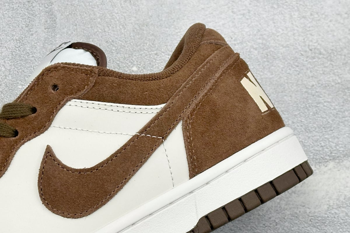 耐克 Nike Big Low 耐克 简约百搭 減震耐磨 低帮板鞋 白棕 细节实拍图