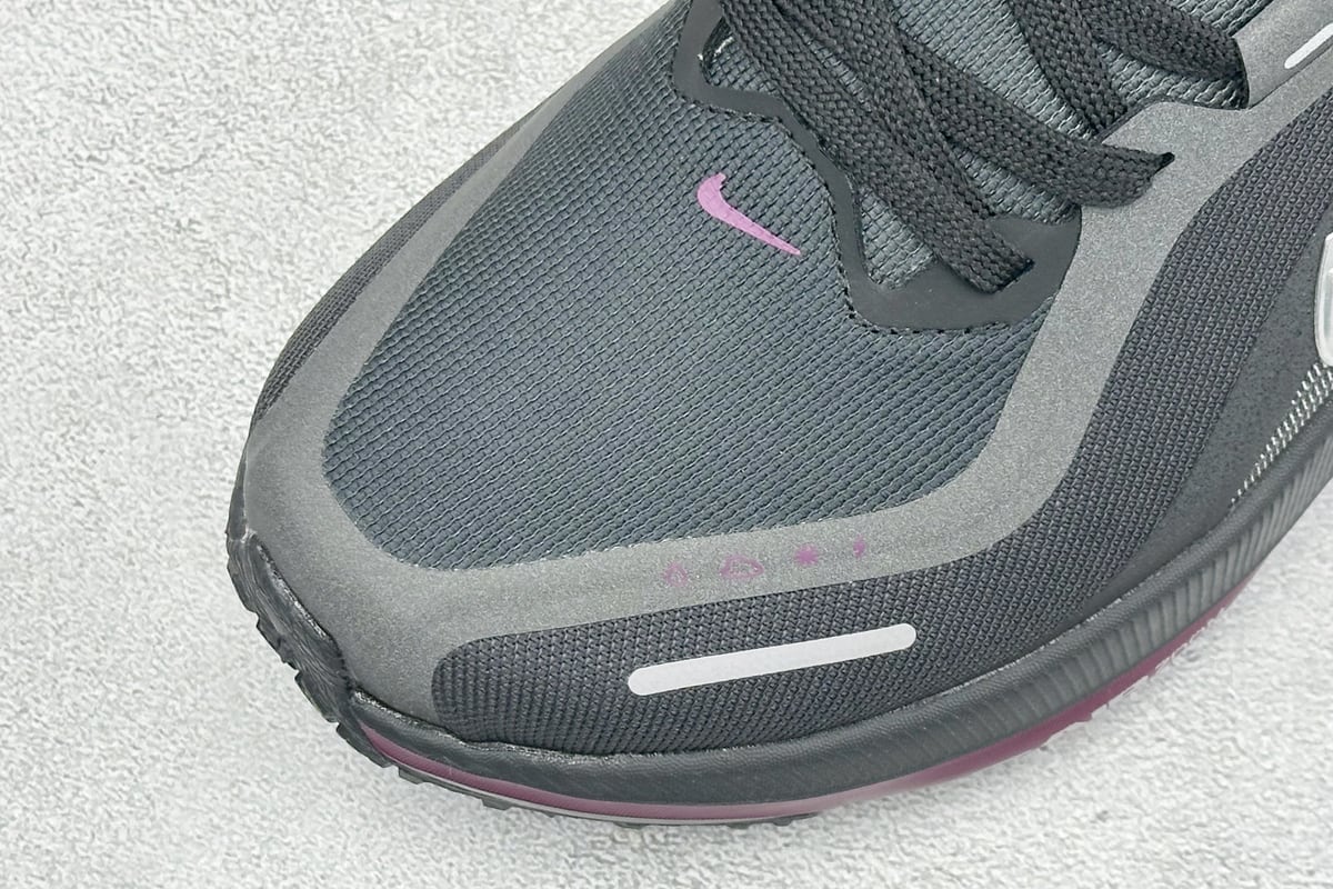 耐克 Nike Air Zoom Pegasus 42 耐克网面透气轻便耐磨跑鞋 银蓝粉 鞋标实拍图