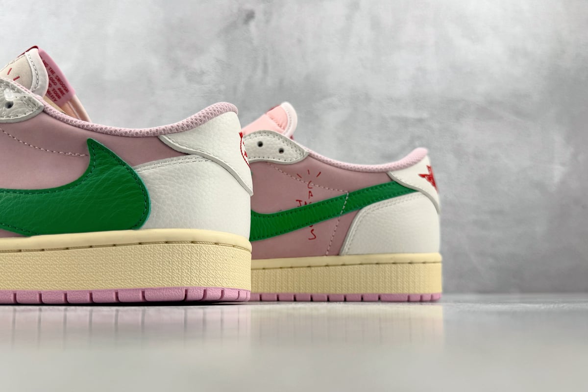乔丹 Air Jordan × Travis Scott Air Jordan 1 OG 粉绿-实拍图8