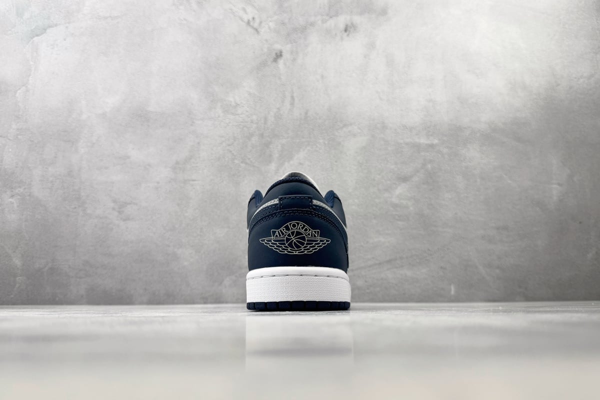 乔丹 Air Jordan 1 公司级 灰蓝-实拍图9