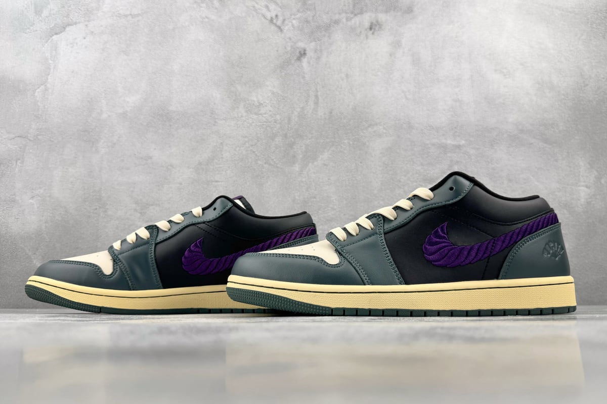 乔丹 Air Jordan 1 SE 综合版 绿色-实拍图5