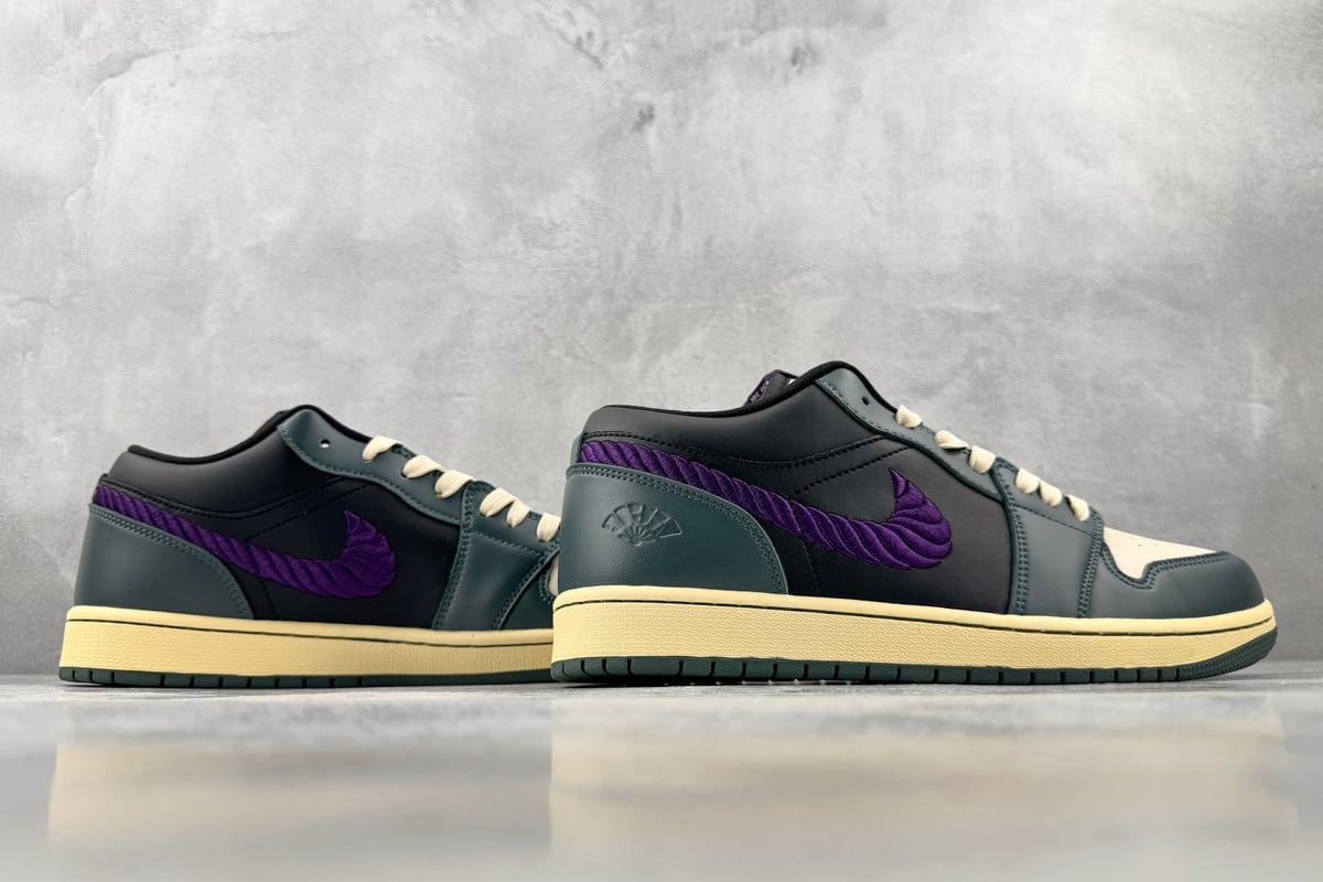 乔丹 Air Jordan 1 SE 综合版 绿色-实拍图6
