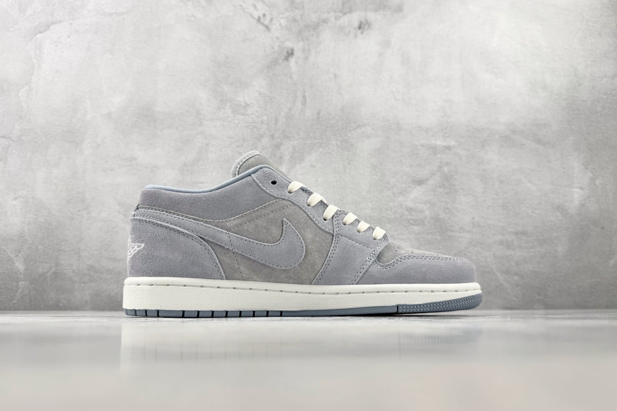 乔丹 Air Jordan 1 SE 综合版 浅灰蓝-实拍图2