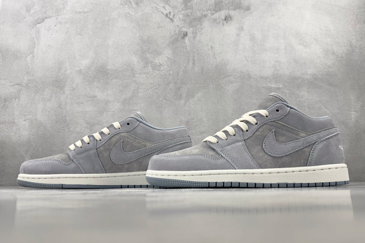 乔丹 Air Jordan 1 SE 综合版 浅灰蓝-实拍图5