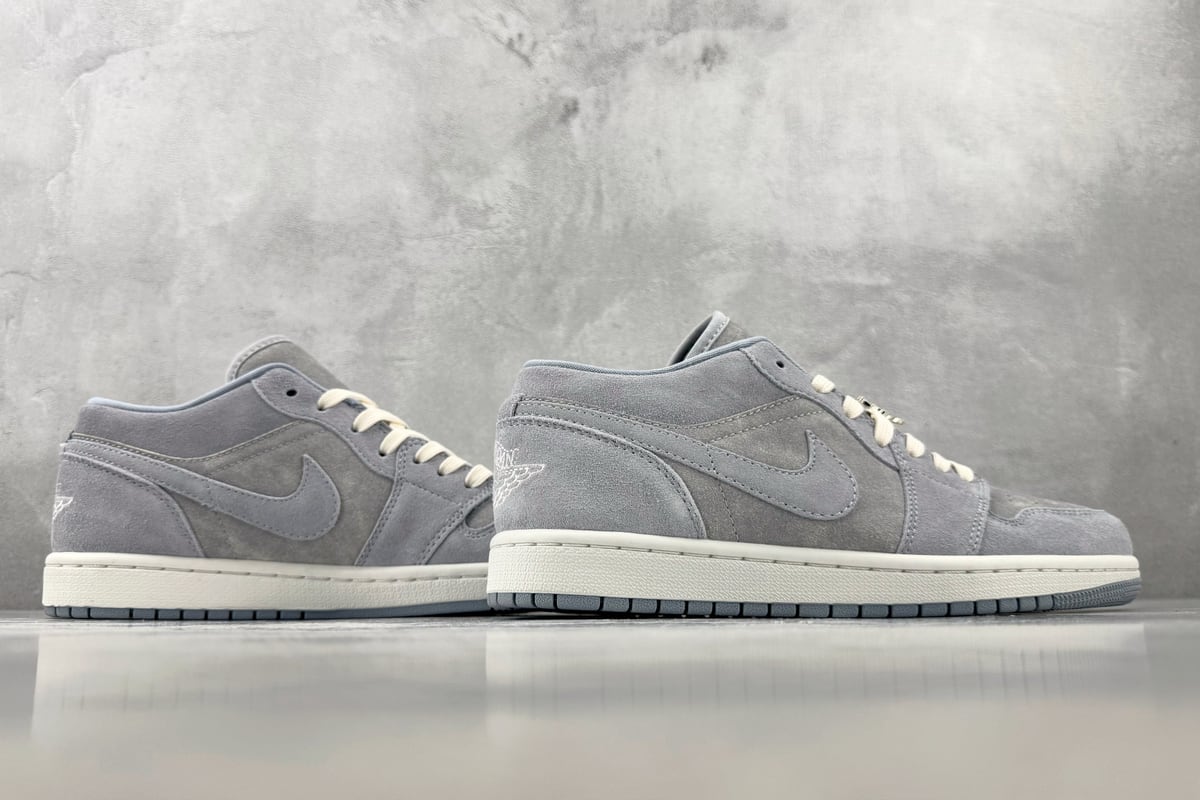 乔丹 Air Jordan 1 SE 综合版 浅灰蓝-实拍图6