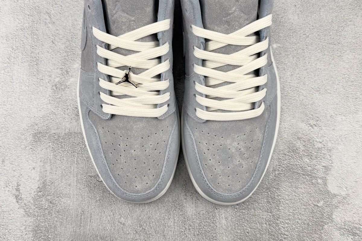 乔丹 Air Jordan 1 SE 综合版 浅灰蓝-实拍图7
