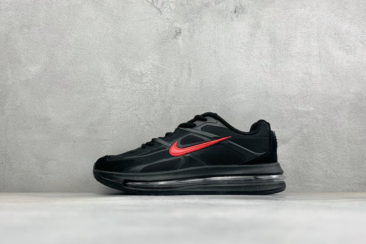 耐克 Nike Air Max Metro 舒适轻盈 防滑耐磨运动低帮跑步鞋 黑 正面实拍图