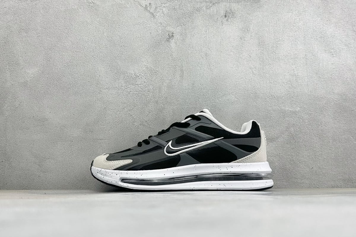 耐克 Nike Air Max Metro 舒适轻盈 防滑耐磨运动低帮跑步鞋 黑白 正面实拍图